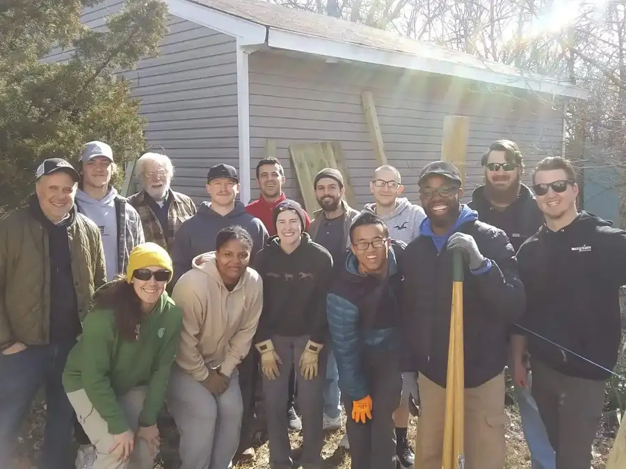 Rebuilding Together Southwest Illinois - New wall and fencing Project - February 2023