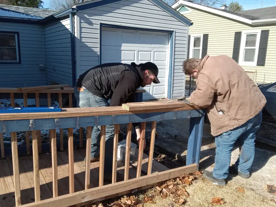 Rebuilding Together Southwest Illinois - Wheelchair Ramp Repair for Local Veteran - January 2024