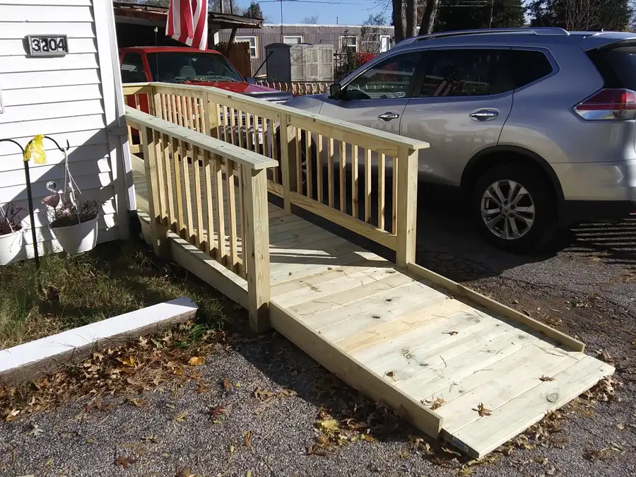 Rebuilding Together Southwest Illinois - Wheelchair Ramp for Veteran & His 101-Year-Old Mother project - November 2021
